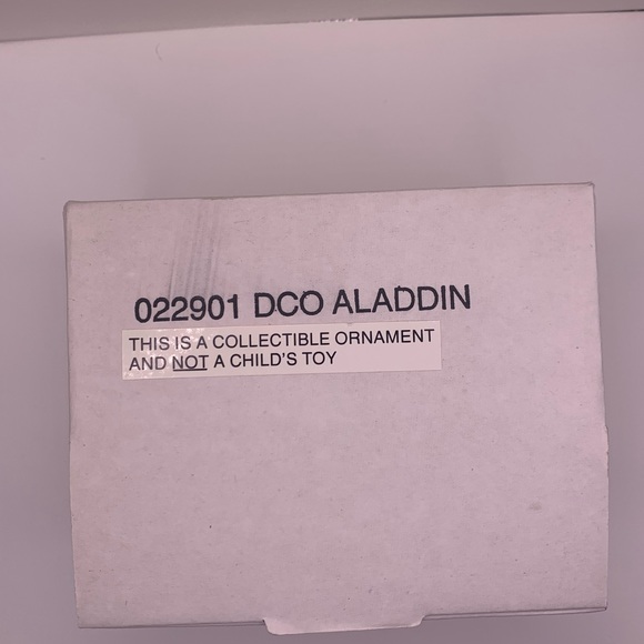 Christmas ornament - collectible - Aladdin - Picture 4 of 4